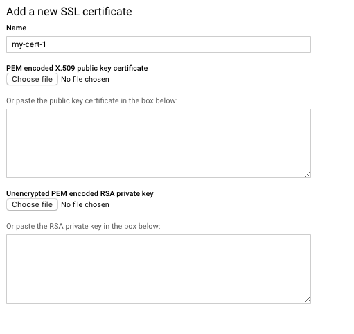 How to Install Custom SSL Certificate on Google Cloud Platform