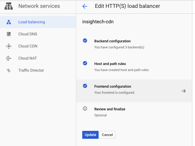 Load Balancer Screenshot